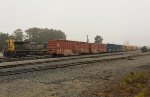 KLRX 615154 and 615078 at the tail end pass CSX 388